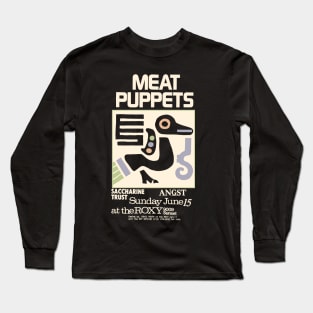 Meat Puppets Concert Flier A Long Sleeve T-Shirt